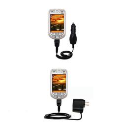 Gomadic Essential Kit for the HTC Harrier Smartphone - includes Car and Wall Charger with Rapid Charge Techn