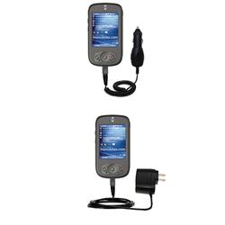 Gomadic Essential Kit for the HTC Prophet - includes Car and Wall Charger with Rapid Charge Technology - Go