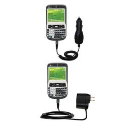 Gomadic Essential Kit for the HTC S620c - includes Car and Wall Charger with Rapid Charge Technology - Goma
