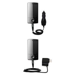Gomadic Essential Kit for the HTC Victor - includes Car and Wall Charger with Rapid Charge Technology - Gom