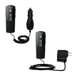 Gomadic Essential Kit for the Jabra BT4010 - includes Car and Wall Charger with Rapid Charge Technology - G