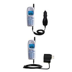 Gomadic Essential Kit for the Kyocera 1155 - includes Car and Wall Charger with Rapid Charge Technology - G