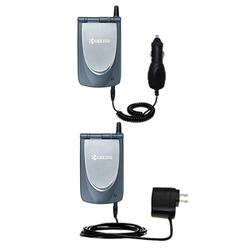 Gomadic Essential Kit for the Kyocera 7135 - includes Car and Wall Charger with Rapid Charge Technology - G