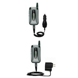 Gomadic Essential Kit for the Kyocera Candid - includes Car and Wall Charger with Rapid Charge Technology -