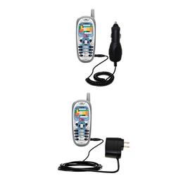 Gomadic Essential Kit for the Kyocera K10 - includes Car and Wall Charger with Rapid Charge Technology - Go