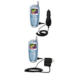 Gomadic Essential Kit for the Kyocera K433L - includes Car and Wall Charger with Rapid Charge Technology -