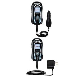 Gomadic Essential Kit for the Kyocera K612B - includes Car and Wall Charger with Rapid Charge Technology -