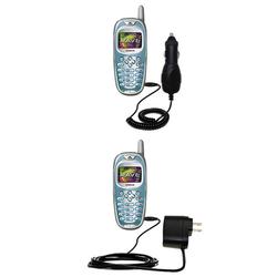 Gomadic Essential Kit for the Kyocera KX433 - includes Car and Wall Charger with Rapid Charge Technology -