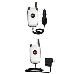 Gomadic Essential Kit for the Kyocera KX9D - includes Car and Wall Charger with Rapid Charge Technology - G