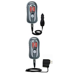 Gomadic Essential Kit for the Kyocera Strobe - includes Car and Wall Charger with Rapid Charge Technology -