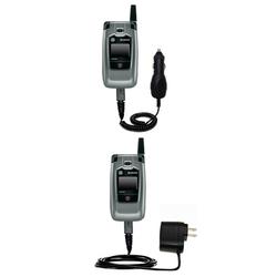 Gomadic Essential Kit for the Kyocera Xcursion - includes Car and Wall Charger with Rapid Charge Technology