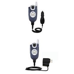 Gomadic Essential Kit for the LG VX4650 - includes Car and Wall Charger with Rapid Charge Technology - Goma