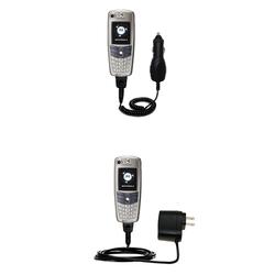 Gomadic Essential Kit for the Motorola A845 - includes Car and Wall Charger with Rapid Charge Technology -