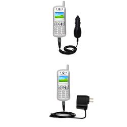 Gomadic Essential Kit for the Motorola C343 - includes Car and Wall Charger with Rapid Charge Technology -