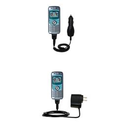 Gomadic Essential Kit for the Motorola C550 - includes Car and Wall Charger with Rapid Charge Technology -