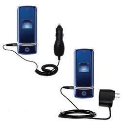 Gomadic Essential Kit for the Motorola KRZR K1 - includes Car and Wall Charger with Rapid Charge Technology