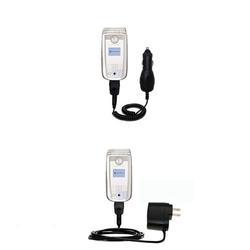 Gomadic Essential Kit for the Motorola MPx220 - includes Car and Wall Charger with Rapid Charge Technology