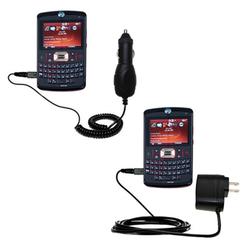 Gomadic Essential Kit for the Motorola Q9m - includes Car and Wall Charger with Rapid Charge Technology - G