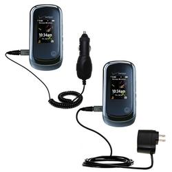 Gomadic Essential Kit for the Motorola Rapture - includes Car and Wall Charger with Rapid Charge Technology