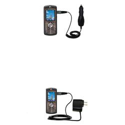 Gomadic Essential Kit for the Motorola SLVR - includes Car and Wall Charger with Rapid Charge Technology -