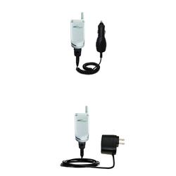 Gomadic Essential Kit for the Motorola V150 - includes Car and Wall Charger with Rapid Charge Technology -