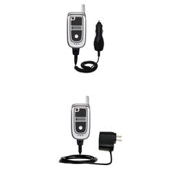 Gomadic Essential Kit for the Motorola V235 - includes Car and Wall Charger with Rapid Charge Technology -