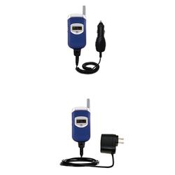 Gomadic Essential Kit for the Motorola V260 - includes Car and Wall Charger with Rapid Charge Technology -