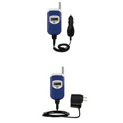 Gomadic Essential Kit for the Motorola V262 - includes Car and Wall Charger with Rapid Charge Technology -