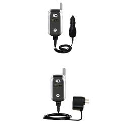 Gomadic Essential Kit for the Motorola V266 - includes Car and Wall Charger with Rapid Charge Technology -