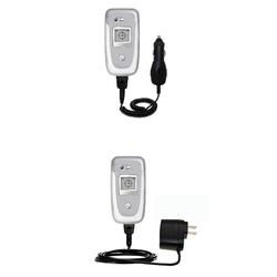 Gomadic Essential Kit for the Motorola V560 - includes Car and Wall Charger with Rapid Charge Technology -