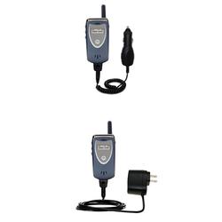 Gomadic Essential Kit for the Motorola V65p - includes Car and Wall Charger with Rapid Charge Technology -