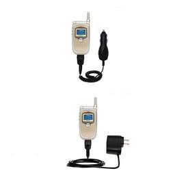 Gomadic Essential Kit for the Motorola V731 - includes Car and Wall Charger with Rapid Charge Technology -