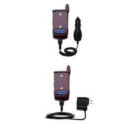Gomadic Essential Kit for the Motorola i835w - includes Car and Wall Charger with Rapid Charge Technology -