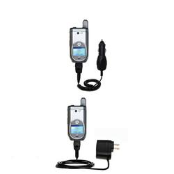 Gomadic Essential Kit for the Motorola i930 - includes Car and Wall Charger with Rapid Charge Technology -