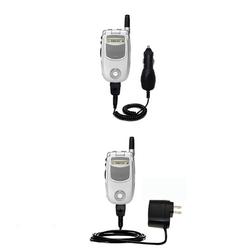 Gomadic Essential Kit for the Nextel i730 - includes Car and Wall Charger with Rapid Charge Technology - Go