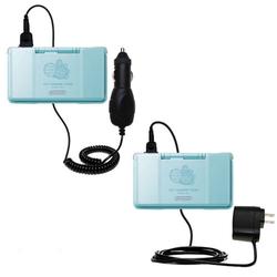 Gomadic Essential Kit for the Nintendo DS / NDS - includes Car and Wall Charger with Rapid Charge Technology