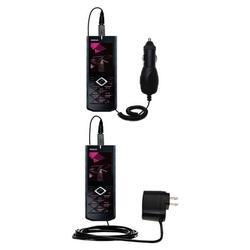Gomadic Essential Kit for the Nokia 7900 Prism - includes Car and Wall Charger with Rapid Charge Technology