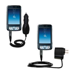 Gomadic Essential Kit for the O2 XDA Flame - includes Car and Wall Charger with Rapid Charge Technology - G