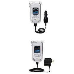 Gomadic Essential Kit for the Samsung SPH-A940 / MM-A940 - includes Car and Wall Charger with Rapid Charge T