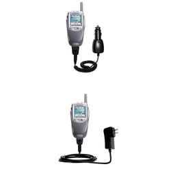 Gomadic Essential Kit for the Samsung SPH-N400 - includes Car and Wall Charger with Rapid Charge Technology