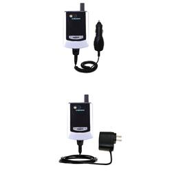 Gomadic Essential Kit for the Samsung SPH-i550 - includes Car and Wall Charger with Rapid Charge Technology