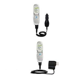 Gomadic Essential Kit for the Samsung VI660 - includes Car and Wall Charger with Rapid Charge Technology -