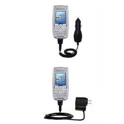 Gomadic Essential Kit for the Sony Ericsson K700c - includes Car and Wall Charger with Rapid Charge Technolo