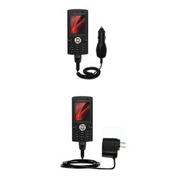 Gomadic Essential Kit for the Sony Ericsson k630i - includes Car and Wall Charger with Rapid Charge Technolo