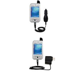 Gomadic Essential Kit for the Sprint PPC-6700 - includes Car and Wall Charger with Rapid Charge Technology