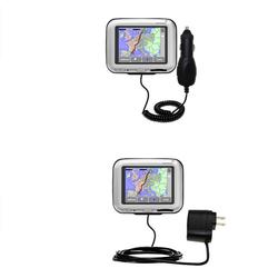 Gomadic Essential Kit for the TomTom Go 500 - includes Car and Wall Charger with Rapid Charge Technology -
