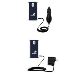 Gomadic Essential Kit for the TomTom Mobile 5 - includes Car and Wall Charger with Rapid Charge Technology