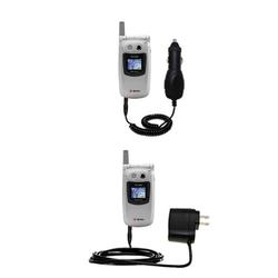 Gomadic Essential Kit for the Toshiba CDM 9950SP - includes Car and Wall Charger with Rapid Charge Technolog