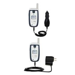 Gomadic Essential Kit for the UTStarcom CDM 7075 - includes Car and Wall Charger with Rapid Charge Technolog
