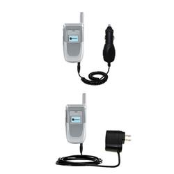 Gomadic Essential Kit for the UTStarcom CDM 8615 CS - includes Car and Wall Charger with Rapid Charge Techno